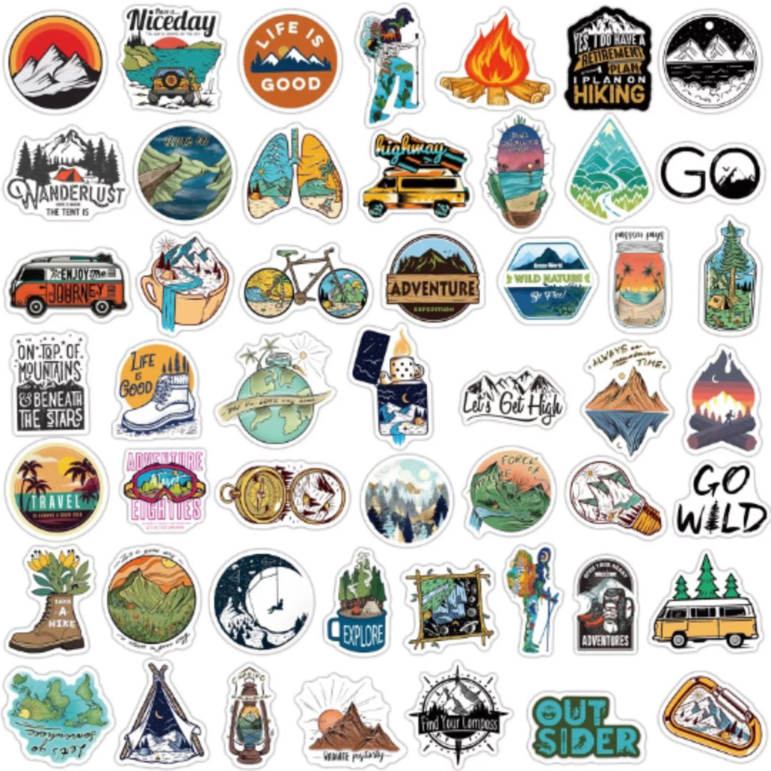 The Great Outdoors Nature Stickers